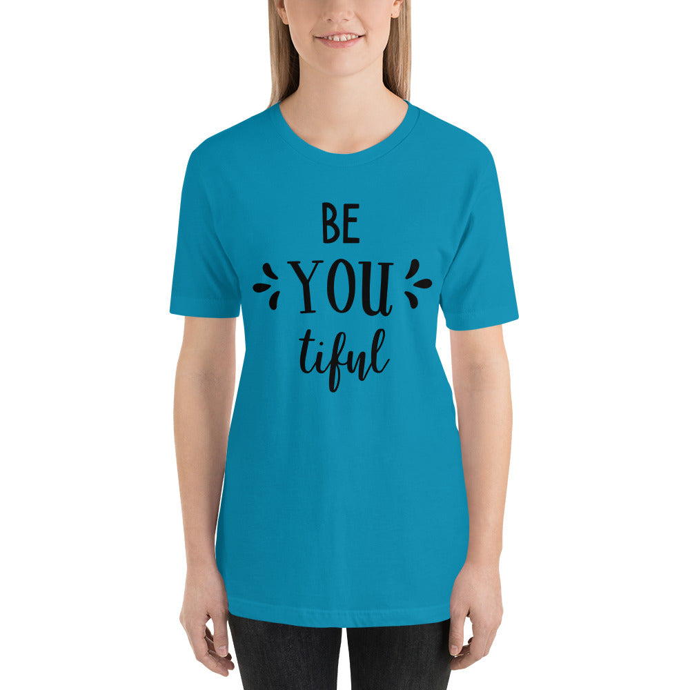 Women's Beautiful Turquoise Short-Sleeve Unisex T-Shirt