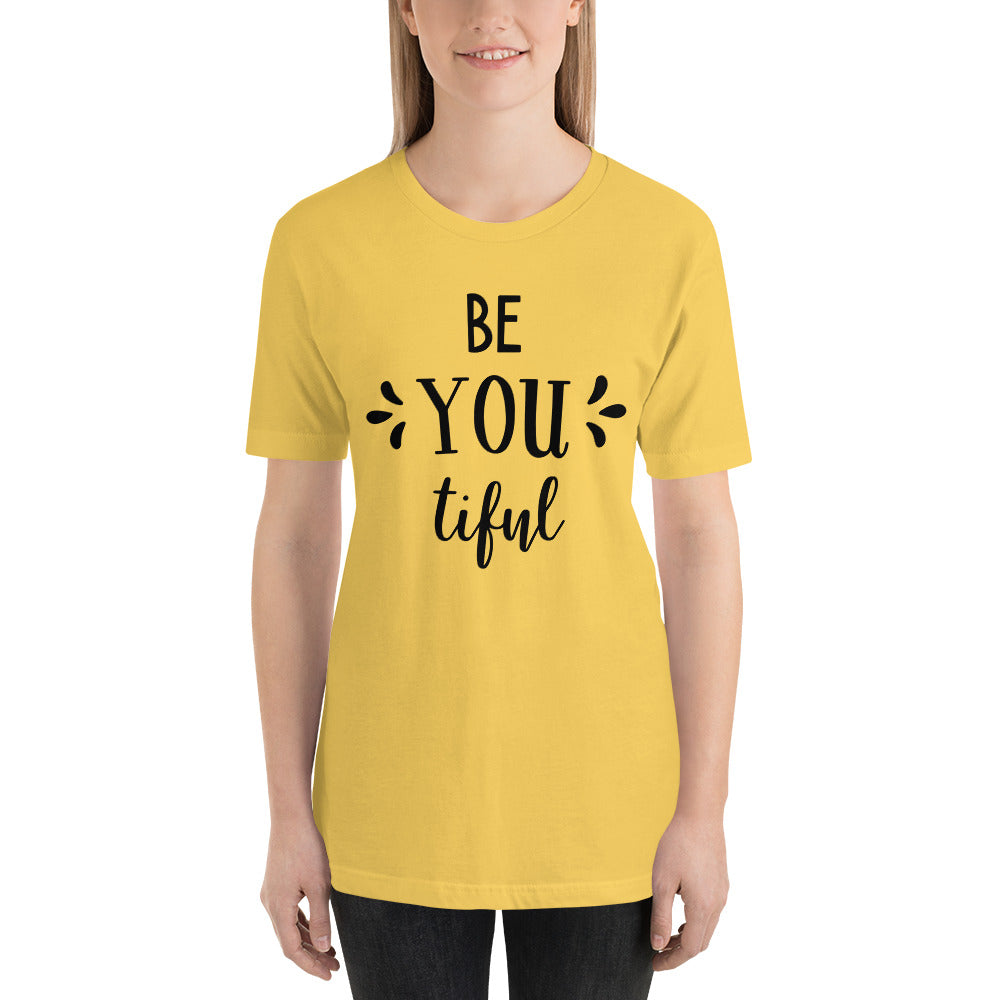 Women's Beautiful Yellow Short-Sleeve Unisex T-Shirt